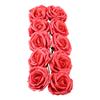 10PCS Artificial Rose Flower Romantic Lifelike Simulation Flower for DIY Home Wedding Party Decor 8cm