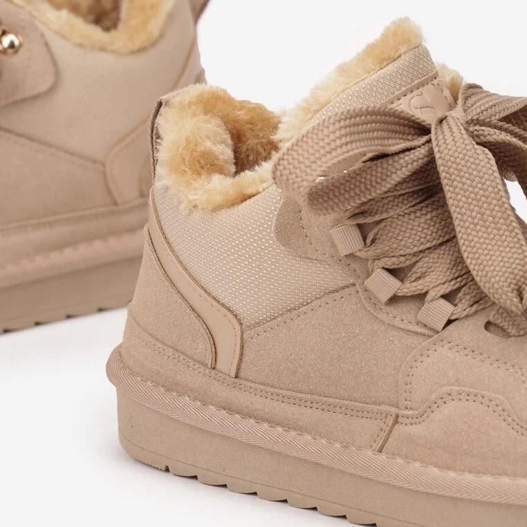 Snow Boots Sneakers Ankle Boots Women's Khaki Terea 40