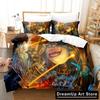 3D M-Magic The Gathering Bedding Set Quilt Cover Bed Cover with Pillowcase Twin Single Queen King Size Boys Adult Home Textile