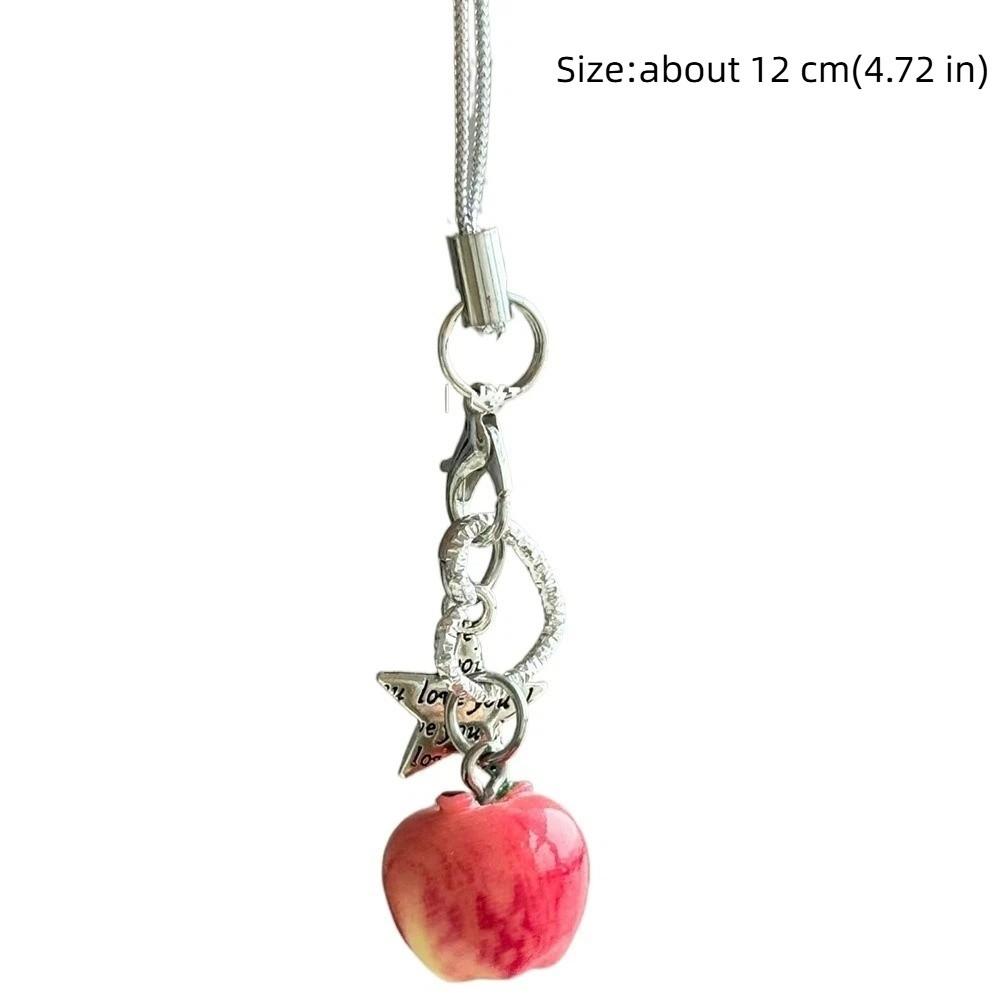 Star Phone Charms Pendant Heart Key Chain Accessories New Cellphone Lanyard CCD Camera