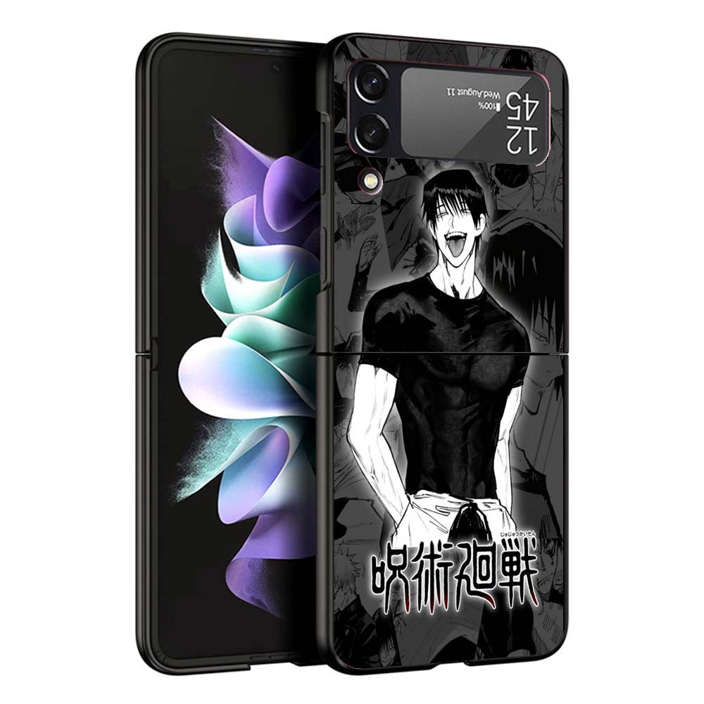 JusuKaisen Fushiguro Toji Phone Case For Samsung Galaxy Z Flip7 Flip6 5G Flip5 Flip4 Flip3 ZFlip 7 6 3 4 5 Shockproof Back Cover
