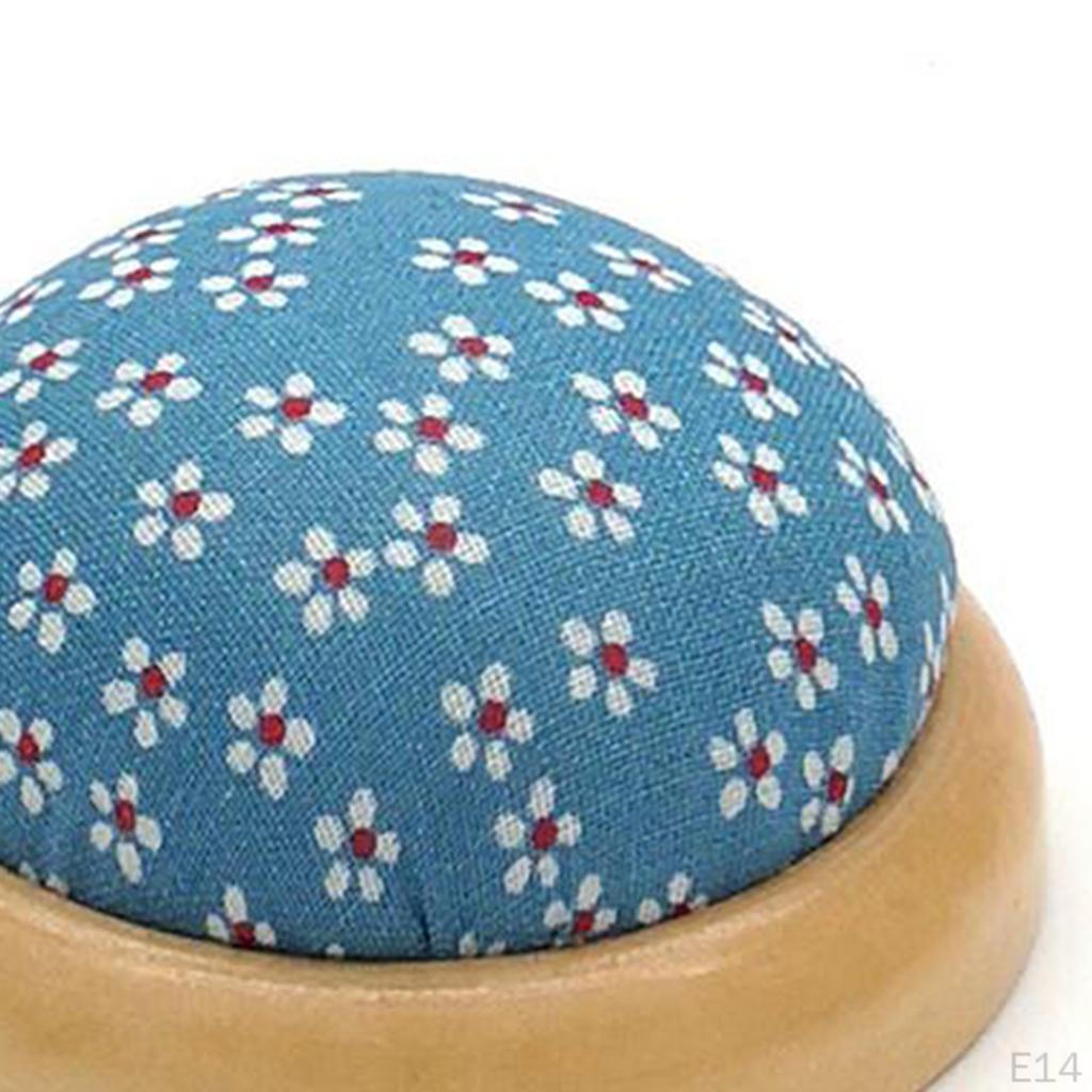 Cloth Pin Cushion Sewing Tool Round Holder 7cm - E252-17