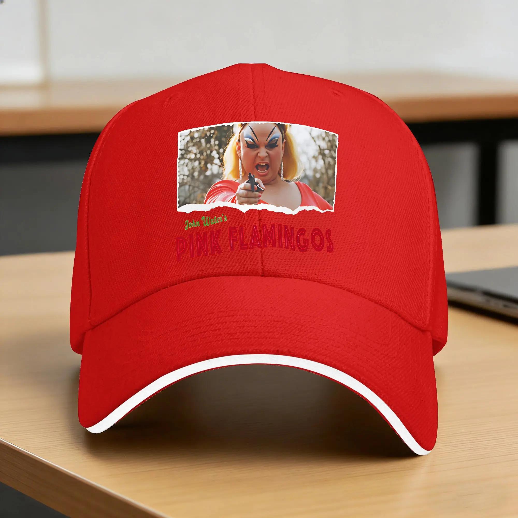 Pink Flamingos John Waters Divine Baseball Cap Vintage Trucker Hat Summer UnisexTeens Outdoor Sport Baseball Caps One Size