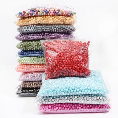 2-18mm No Hole Multi Color Round Plastic ABS Imitation Pearl Beads for DIY Jewelry Making