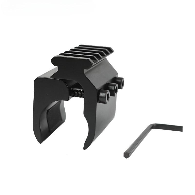 17mm-27mm Pipe Clamp Aluminum Alloy Flashlight Clamp