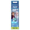 ORAL-B 80352086 - Brossettes de rechange Disney La reine des neiges 2 - Pour brosse à dents éléctrique Oral-B Kids - Lot de 4