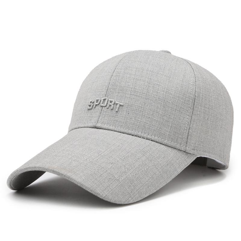 Fade-resistant Hats for Middle-aged and Older Men: New-style Long-brimmed Baseball Caps for Sun Protection and a Youthful, Fashionable Look
