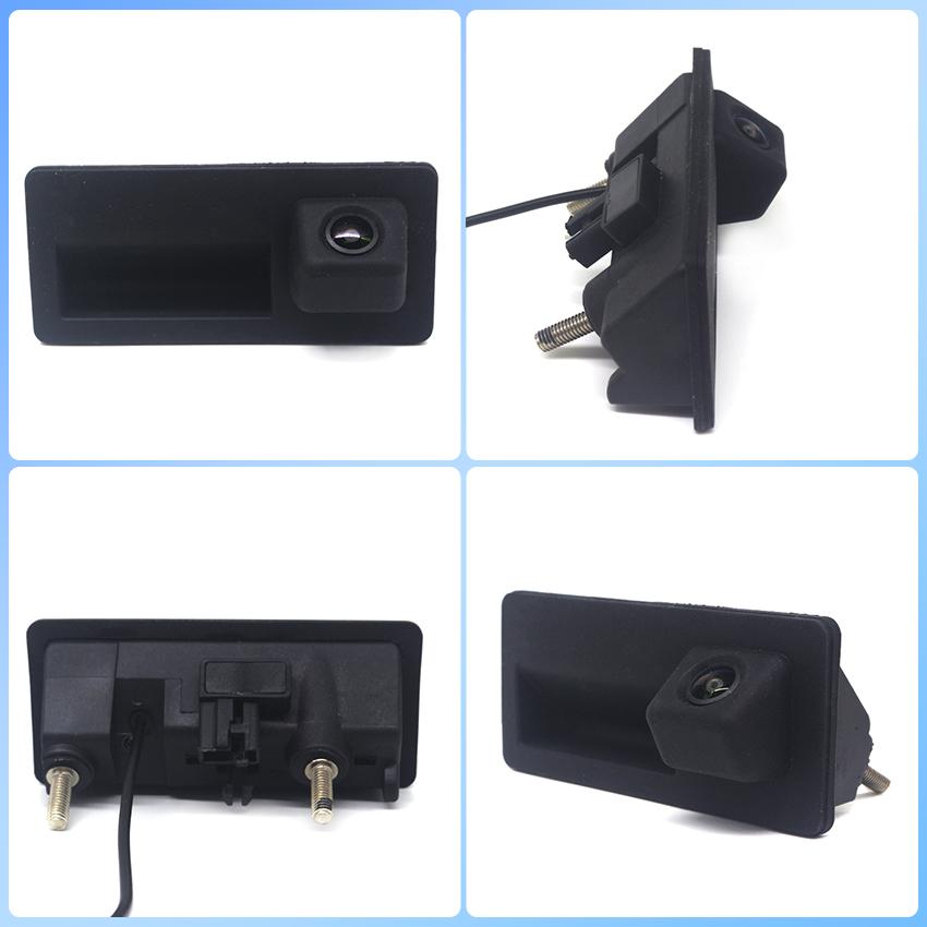 CCD HD Fisheye Rear View Camera For Volkswagen Sharan Golf plus 2008~2019 Car Trunk Handle Reverse Parking Monitor Accessories