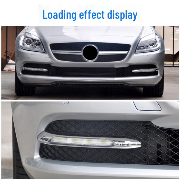 Manshi Mercedes-Benz W172 SLK200 Fog Light Frame and Daytime Running Light Cover