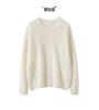 100% Pure Cashmere Women's Sweater - Fashionable, Versatile Autumn/Winter Pullover with Sequin Diamond Pattern
