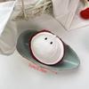 Lychee Plush Toy Keychain Cartoon Mini Lychee Soft Stuffed Doll Pendant Car Key Ring Backpack Bag Decor Kid Gift