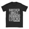 Onkel Pate Legende T-Shirts für Herren Baumwolle Lustige T-Shirts Rundhals T-Shirt Kurzarm Kleidung Grafikdruck
