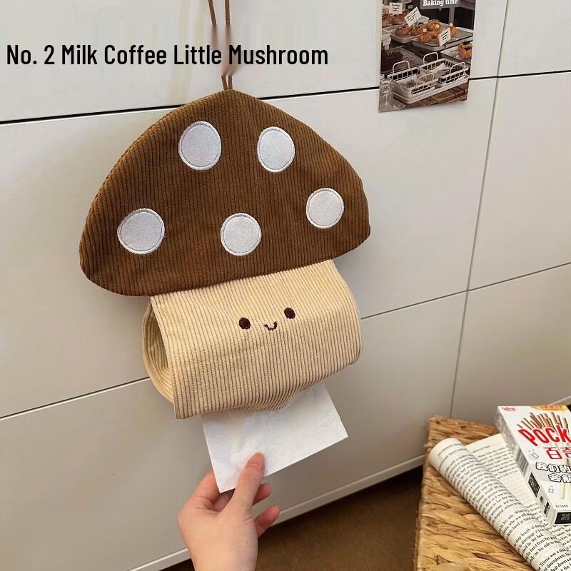 Anveloins No-Drill Fabric Wall-Mounted Tissue Holder