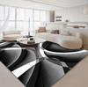 Moderner Minimalistischer Teppich Goldene Geometrische Linie Wohnzimmer Schlafzimmer Büros Esszimmer, Spielzimmer Balkone und Teppiche