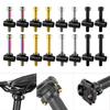 Universals Seatpost Cycling Screws Titaniums Alloy Seatpost Screw 5x30/40mm Seatpost Fixed Bolts Round Head Screw