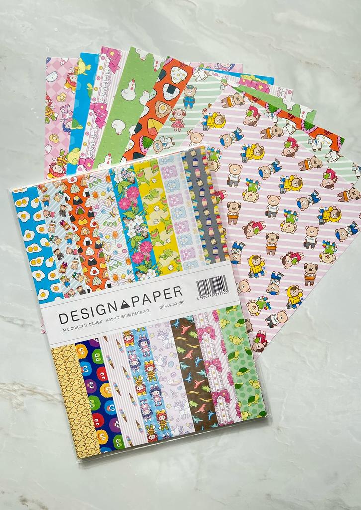 Fujisan Planning A4 Size Design Wrapping Made In 50 50 Paper, Color, Paper, Multi-Purpose Paper, High-Quality Paper, Japan, 0.12mm Thick, Varieties,