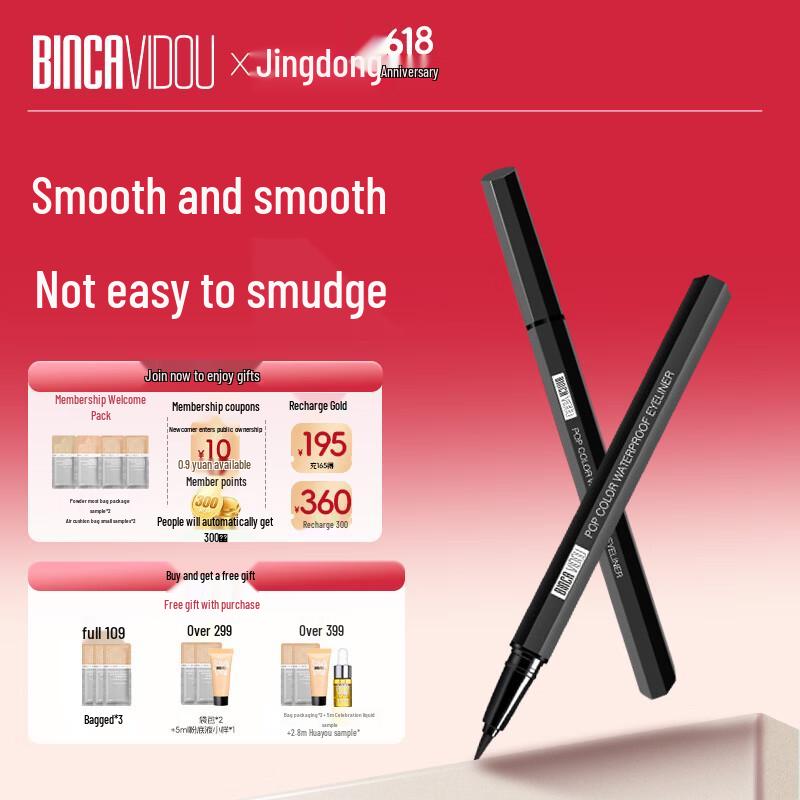 BINCA VIDOU Long-lasting Waterproof Liquid Eyeliner Pen