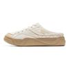 Li Ning Light Sail MULE Massage Abriebfeste Geschlossene Zehen Hausschuhe Damen Ecru AGCV066-2