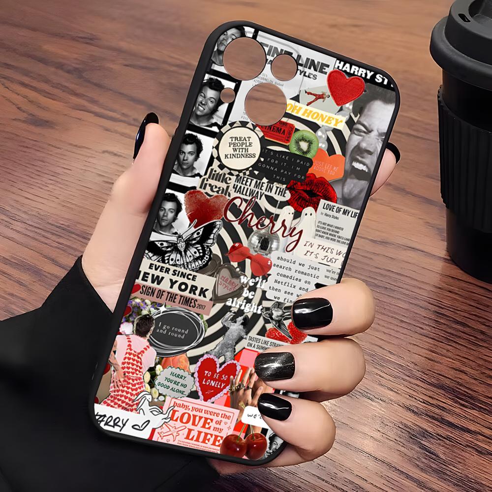 

Singer S-Styles Love On Tour Harrys Phone Case Matte Transparent For Iphone 16 15 Max 14 13 Mini 12 Plus Back Cover iPhone 12 Mini