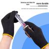 Small Bullet Black Nylon Work Gloves