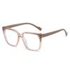 Glasses Frame Light Large Frame Plain Anti-Blue Glasses Decorative Flat Glasses