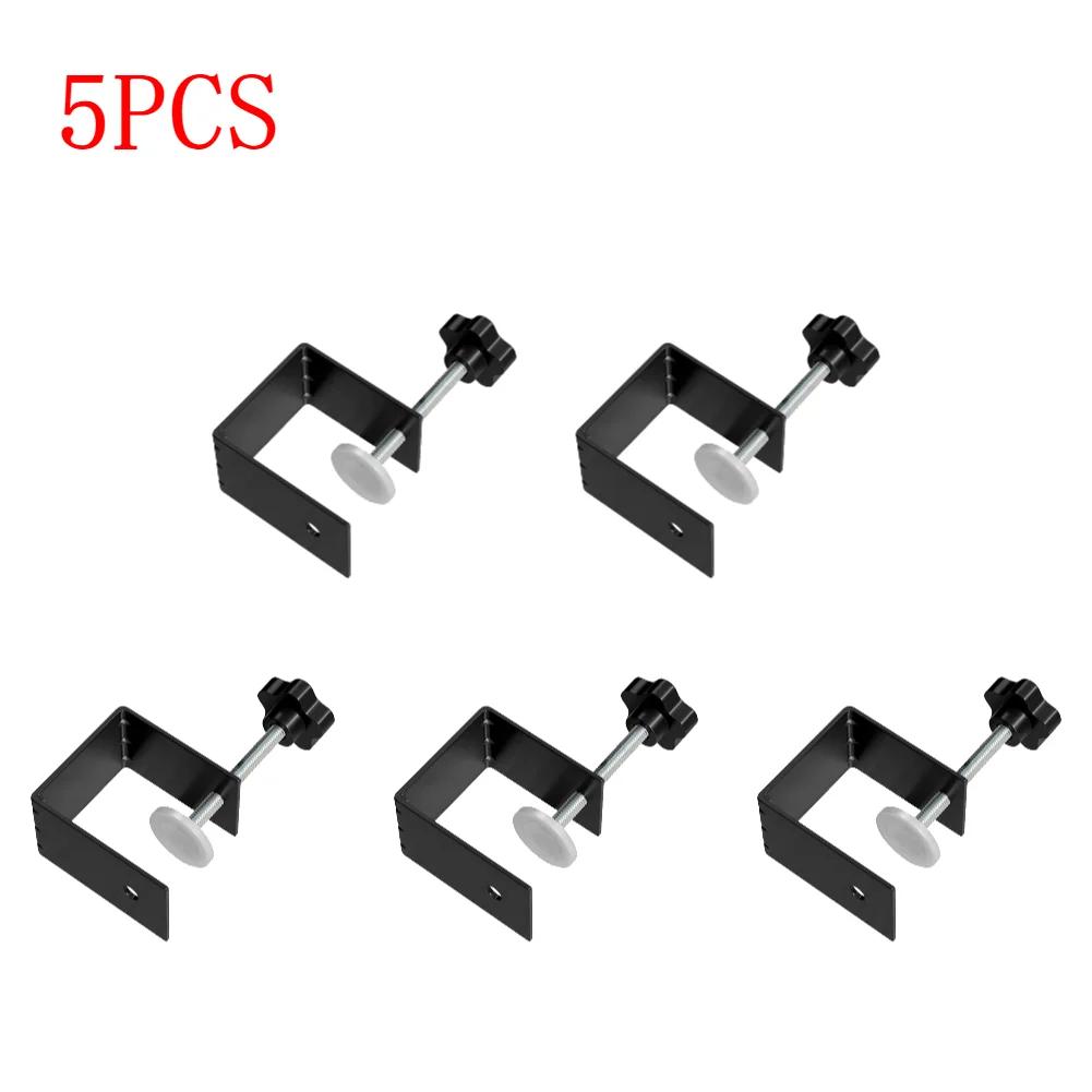 1-10PCS Woodworking Jig Drawer Panel Clips Steel Drawer Front Installation Aid Clamps Cabinet Tool Home Furniture Accessories
