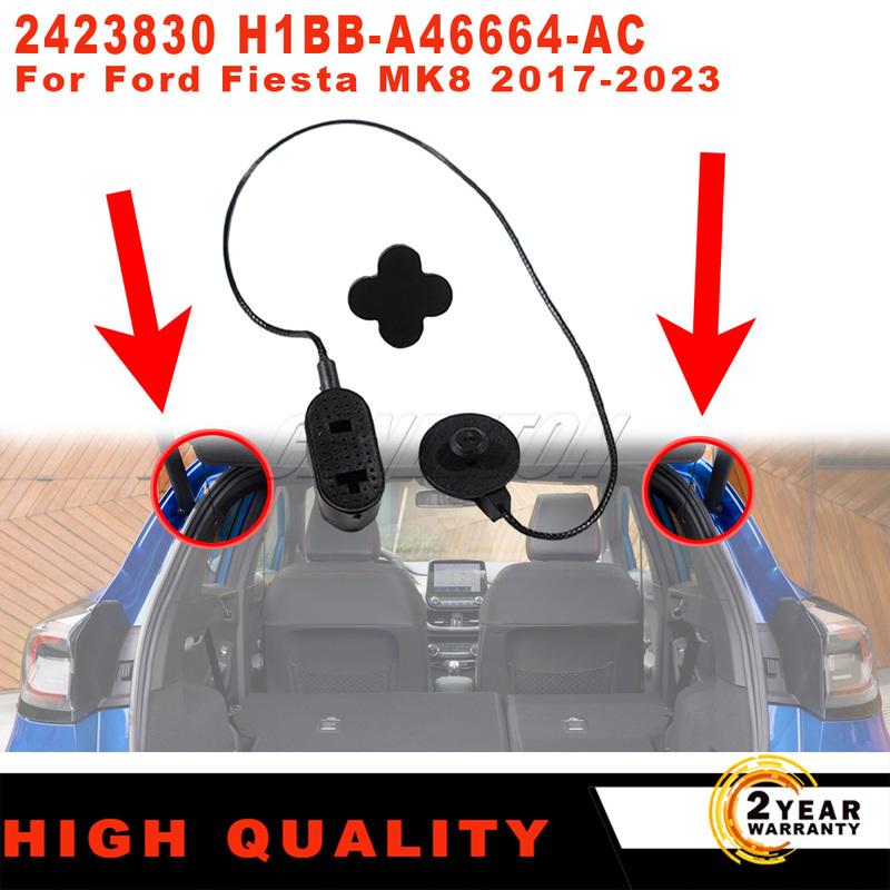 

For Ford Fiesta MK8 2017- New 1Set Parcel Luggage Shelf Load Cover String Cord black 2423830 H1BB-A46664-AC Car Accessories