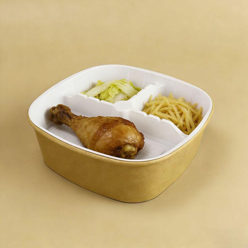 Kraft Paper Disposable Food Container
