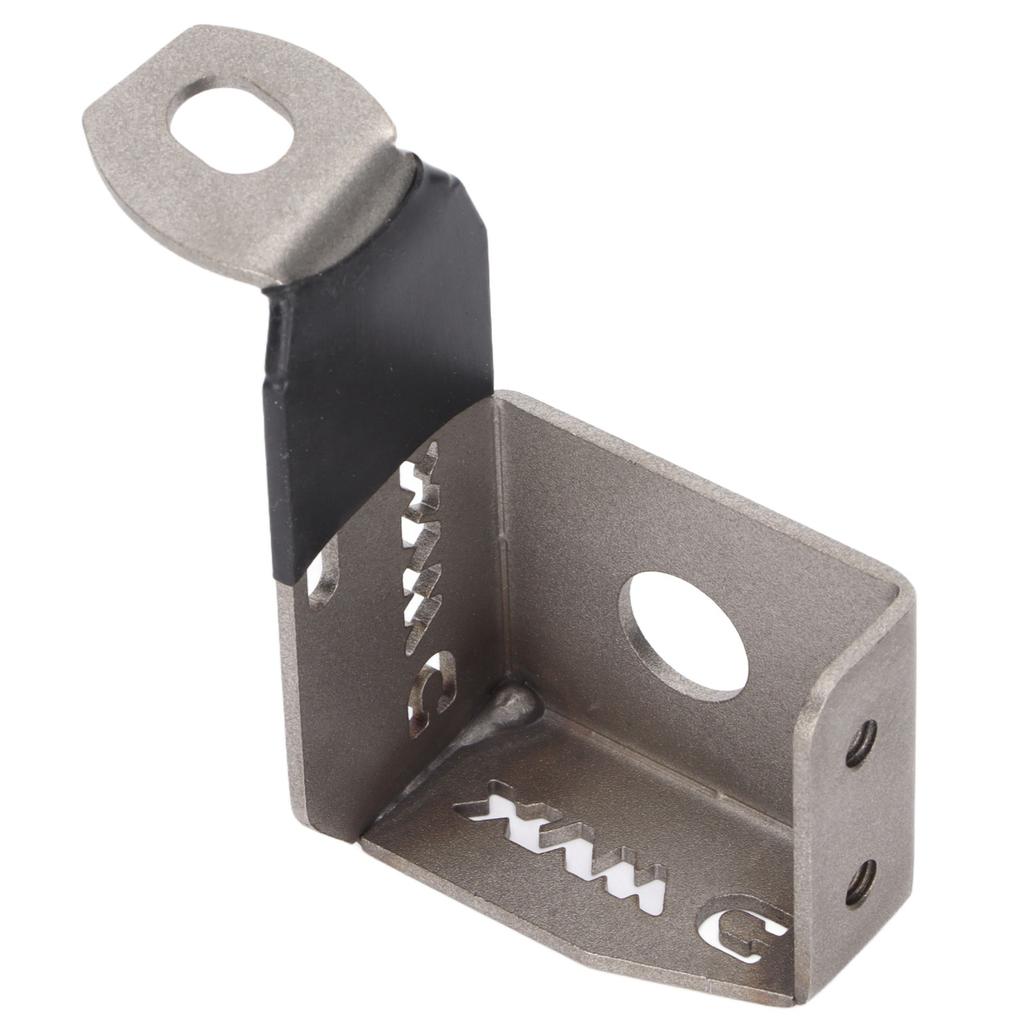 Car Radio Antenna Support Durable Stainless Steel Antenna Bracket for Isuzu DmaxSilver