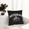 Switzerland Swiss Flag Mountains Pillowcase Printed Polyester Cushion Cover Decor Europe Throw Pillow Case Cover Seater Square