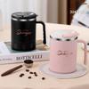 Heat-resistant Milk Coffee Cup 580ml Thermal Mug Drinking Cup Insulated Mug  Tea Milk