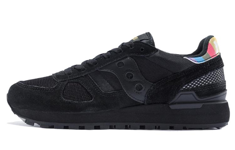Saucony Shadow Original Laufschuhe Damen Niedrig geschnitten Schwarz Orange 38.5 black