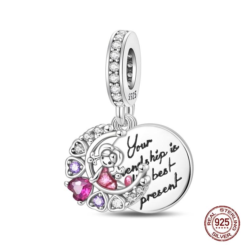 New Black/Red/Blue/Green/Purple Heart Series For Original Bracelet Bead Charm 3Mm Diy Necklace Pendant Accessories