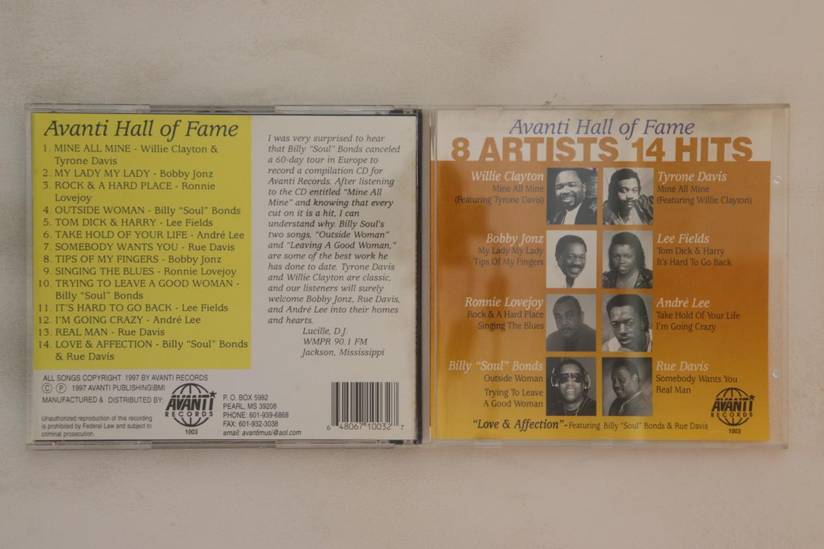 

CD VARIOUS - Avanti Hall Of Fame AVANTI1003 AVANTI 1997 Non Japan Soul/Funk Used