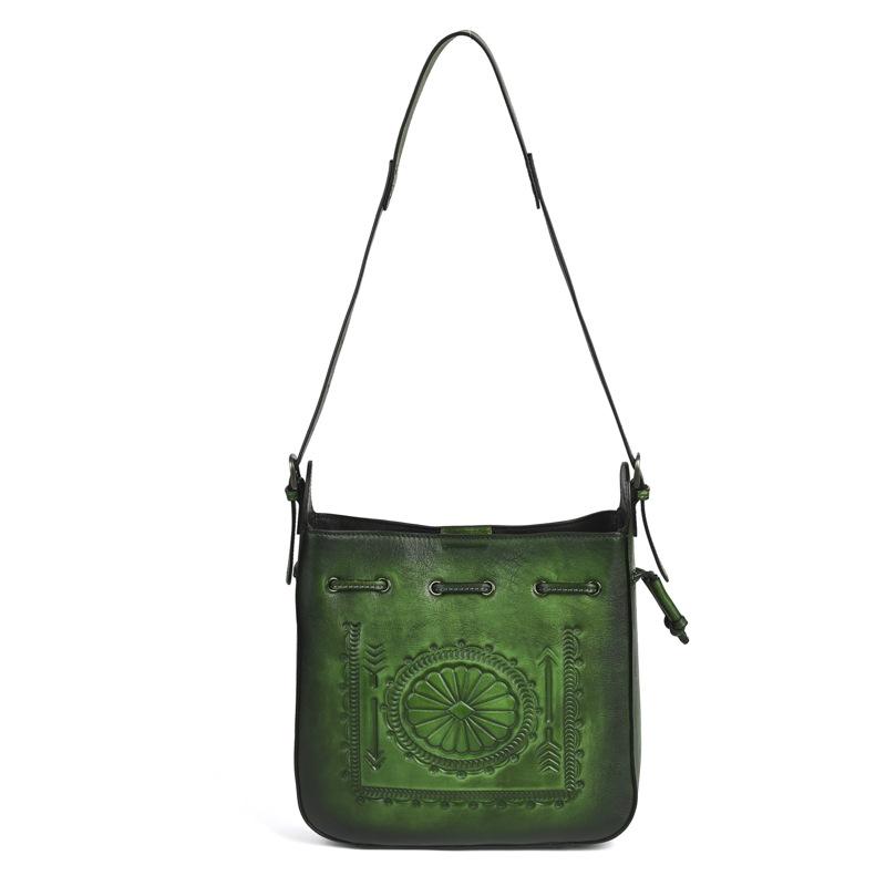 Johnature Retro Genuine Leather Women`s Bag