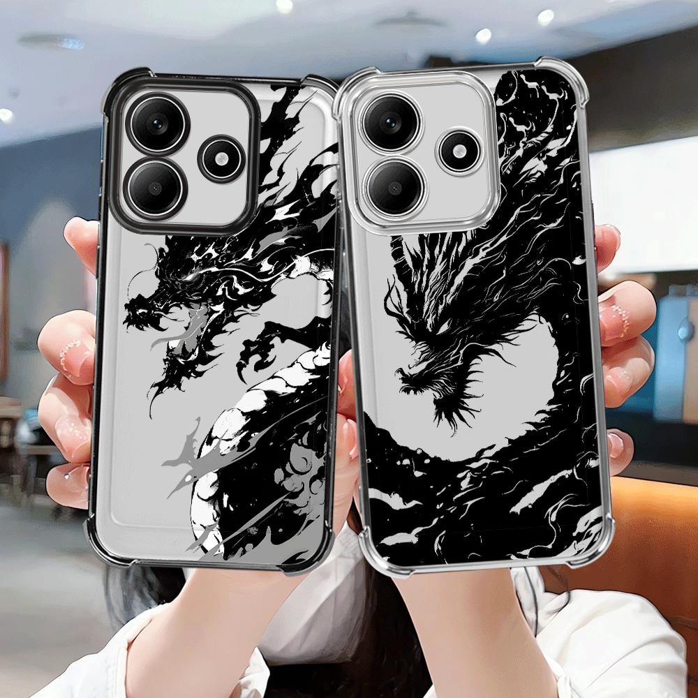 Cool Dragon Phone Cover Case for Redmi Note 14 Pro Plus 11s Note 13 10 Lite 13C 9 Pro 11 A3 A5 K80 12