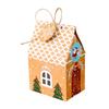 DIY Christmas Advent Calendar Box 24 Sets Xmas House Kraft Paper  Bag for Kids Adult Countdown To Christmas Gift Package