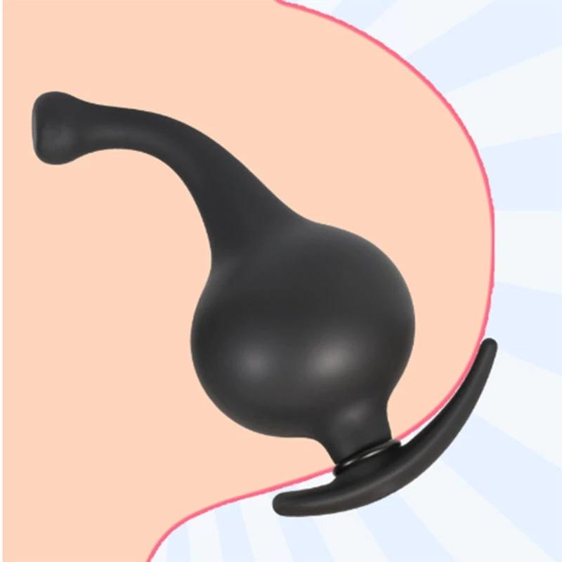 Super Big Inflatable Anal Plug Sex Toys Huge Silicone Butt Plug Large Buttplug Annal Dildo Pump Anus Dilator Expander Balls Bullet