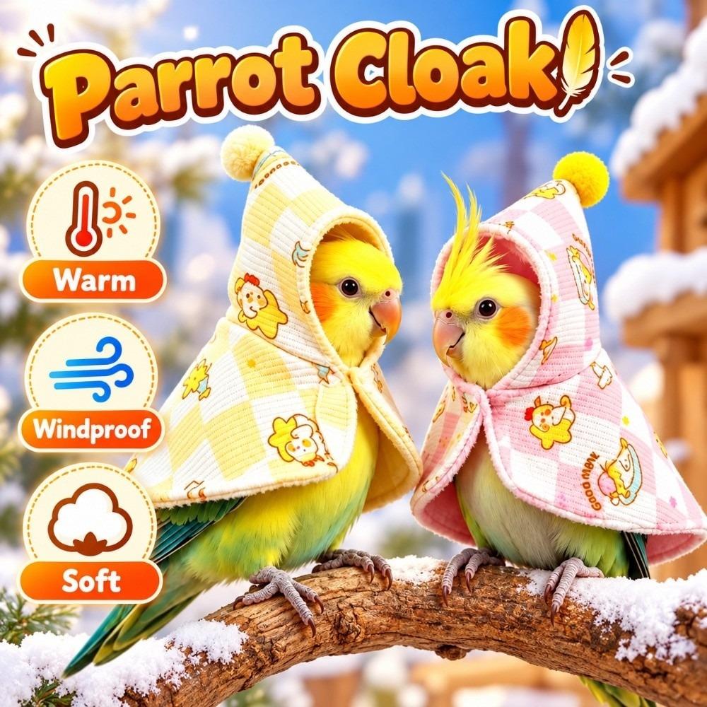 Thickened Bird Cape Cold Proof Bird Winter Jacket Fashion Bird Costume  Outdoor
