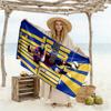 Messi Personalized Text Beach Towel High Absorbency & Quick-Dry Perfect for Traveling Yoga Camping and Swimming