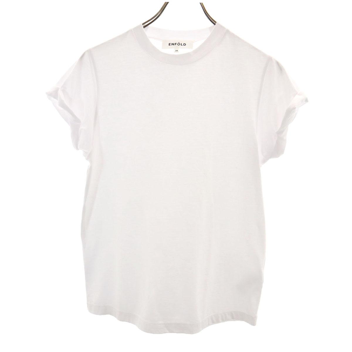 

ENFOLD Short sleeve T-shirt 38 White Plain Women Used