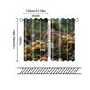 2 pcs   filtering curtains (excluding rods   non-movable   without batteries) Little Mouse for use in bedrooms and living rooms