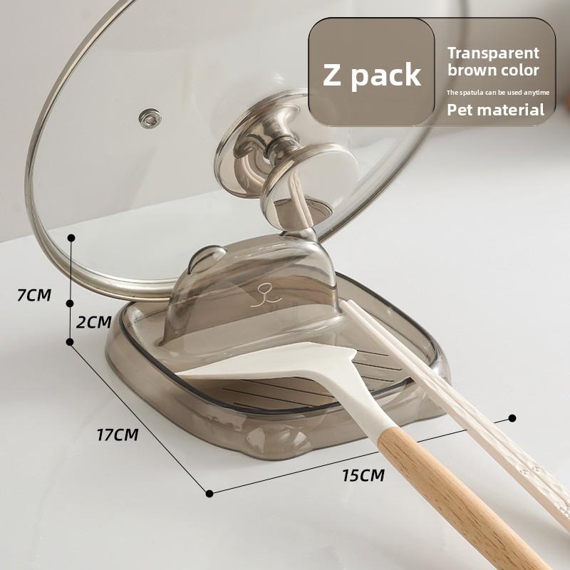 Kitchen Spatula Rack Countertop Lid Rack Cutting Board Cutting Board Lid Rack Artifact Cartoon Integrated Household