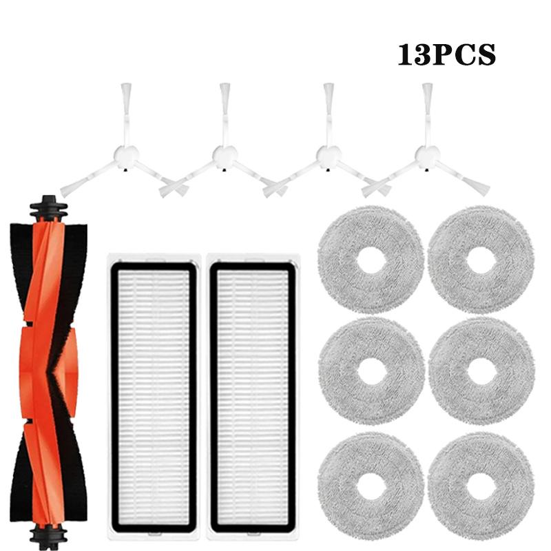 For Xiaomi Robot Vacuum S10 Plus / S10+ / B105 Parts Accessories Main Side Brush Hepa Filter Mop Cloth  Replacement