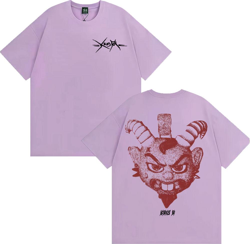 Rapper Kris R Ec Trap De Medallo Album Graphic T Shirts Unisex Women Fashion Vintage Short Sleeve Tshirts Oversized Cotton T Shirt