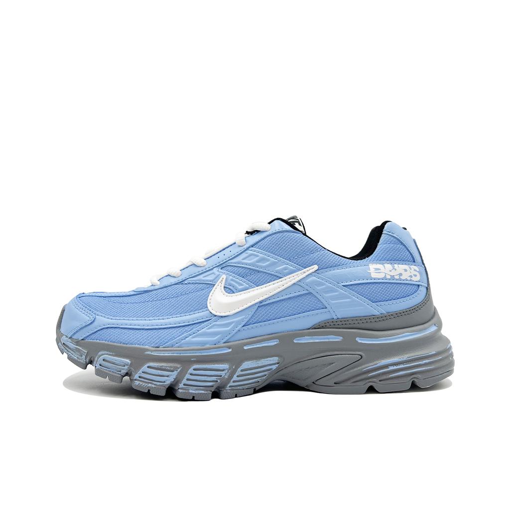 Nike Initiator Dämpfung Abriebfest Atmungsaktiv Niedrig geschnitten Freizeit Laufschuhe Unisex Weiß Blau 394055-100(Team1383-)
