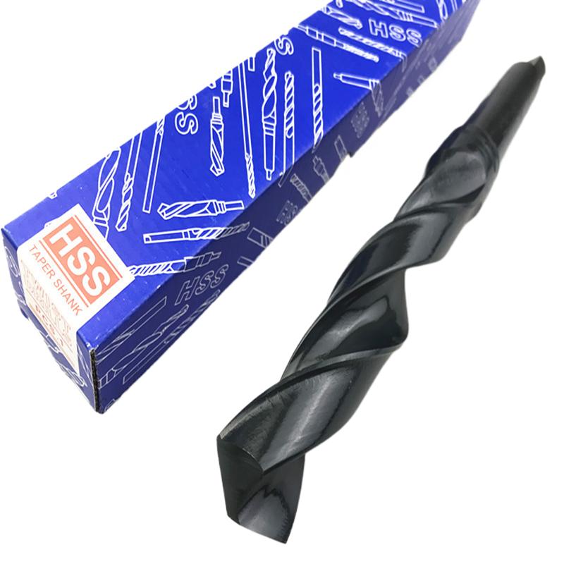HSS Nitridation  Morse taper shank Fried Dough Twists drill bit 10~43mm, cast iron, steel metal drilling machine tool drill bit