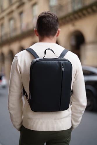 Moleskine Business Bag, Fits 13-inch Laptop, Backpack, Classic Professional, Vertical Design, New Model, Black, One Size