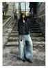 Unisex Retro Washed Black Hoodie: New Autumn Design, Loose Fit, Versatile Cardigan Outerwear.