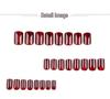 High-End Red Cat Eye Short Press-On Nail Tips
